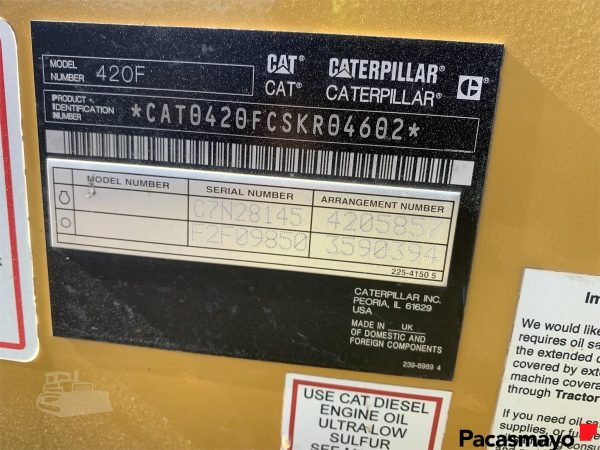 Retroexcavadora Marca Caterpillar Modelo 420F Año 2016 PRECIO $53,000.00 - Imagen 14